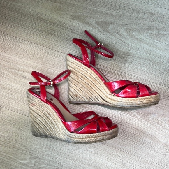 Red Gucci platform sandals siz 36.5 - Picture 5 of 11